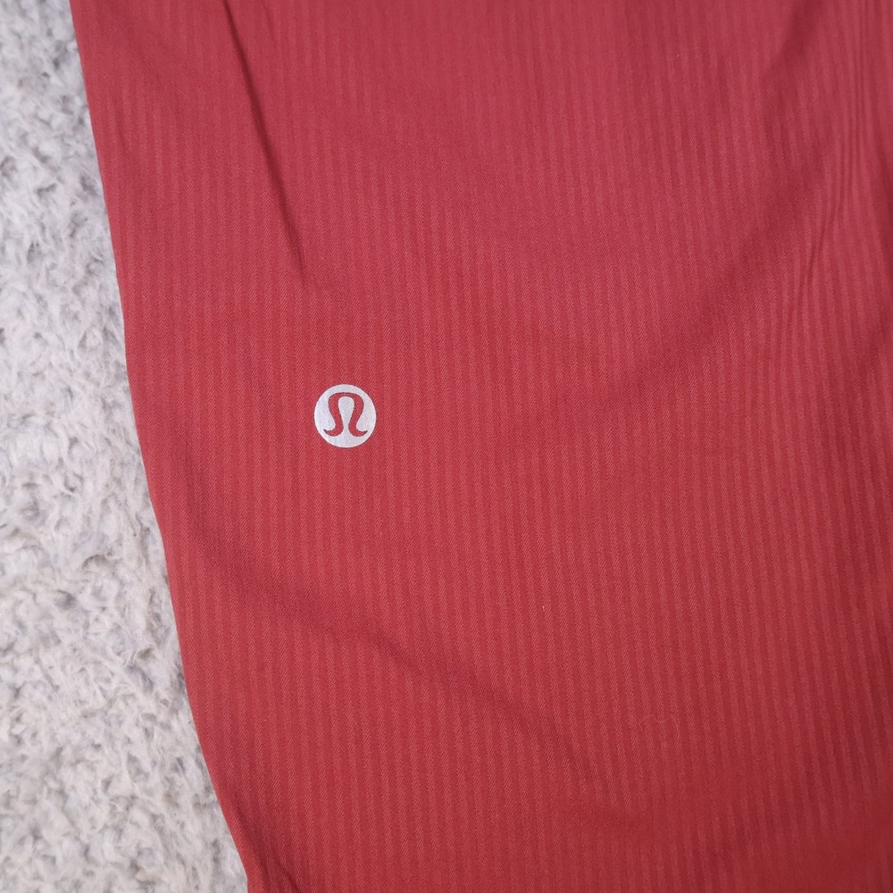 Lululemon Beyond the Studio Crop Red Joggers Pants LW6AVQS Size 12 - Picture 6 of 8